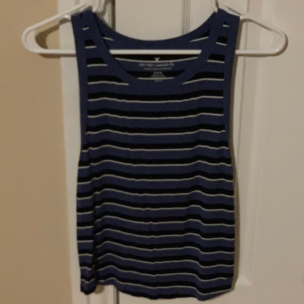 Stripped Sleeveless Top